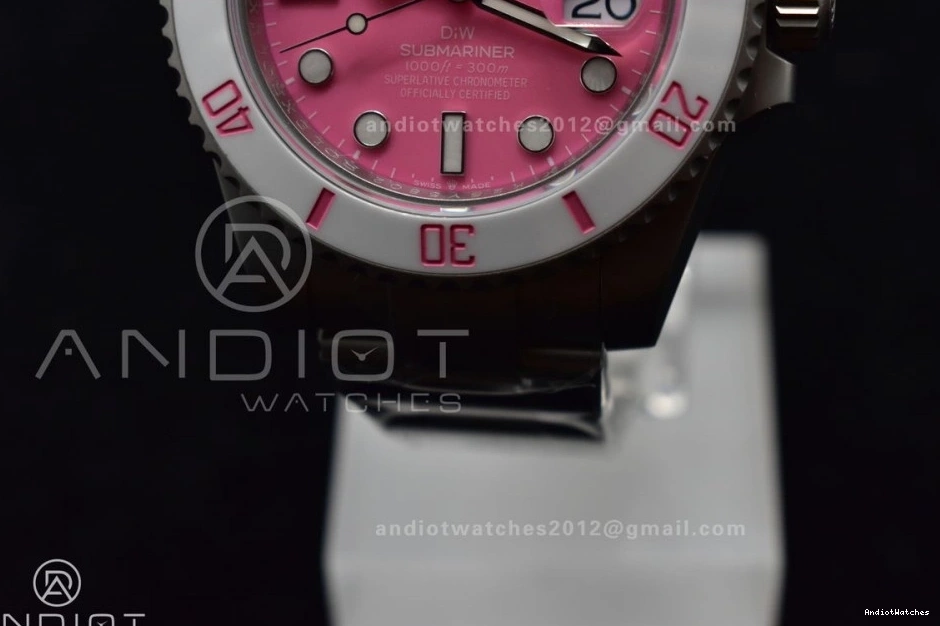 VS DIW Best Pink Edition 1:1 Sandblasted Dial VSF SS GoAnywhere Bracelet 1160 Submariner On 0830